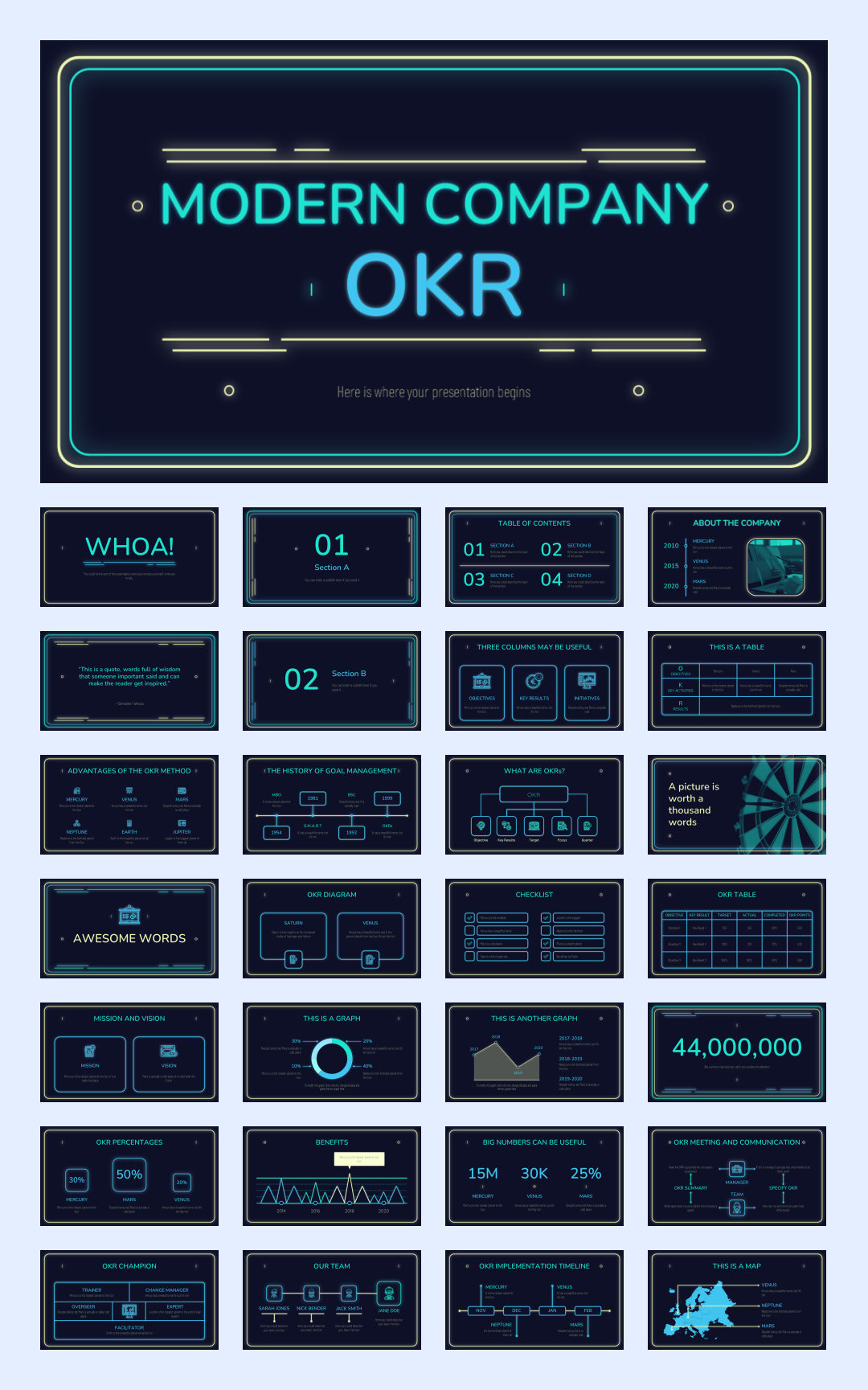 抽象设计！21套抽象艺术PPT模板设计鉴赏[S93]