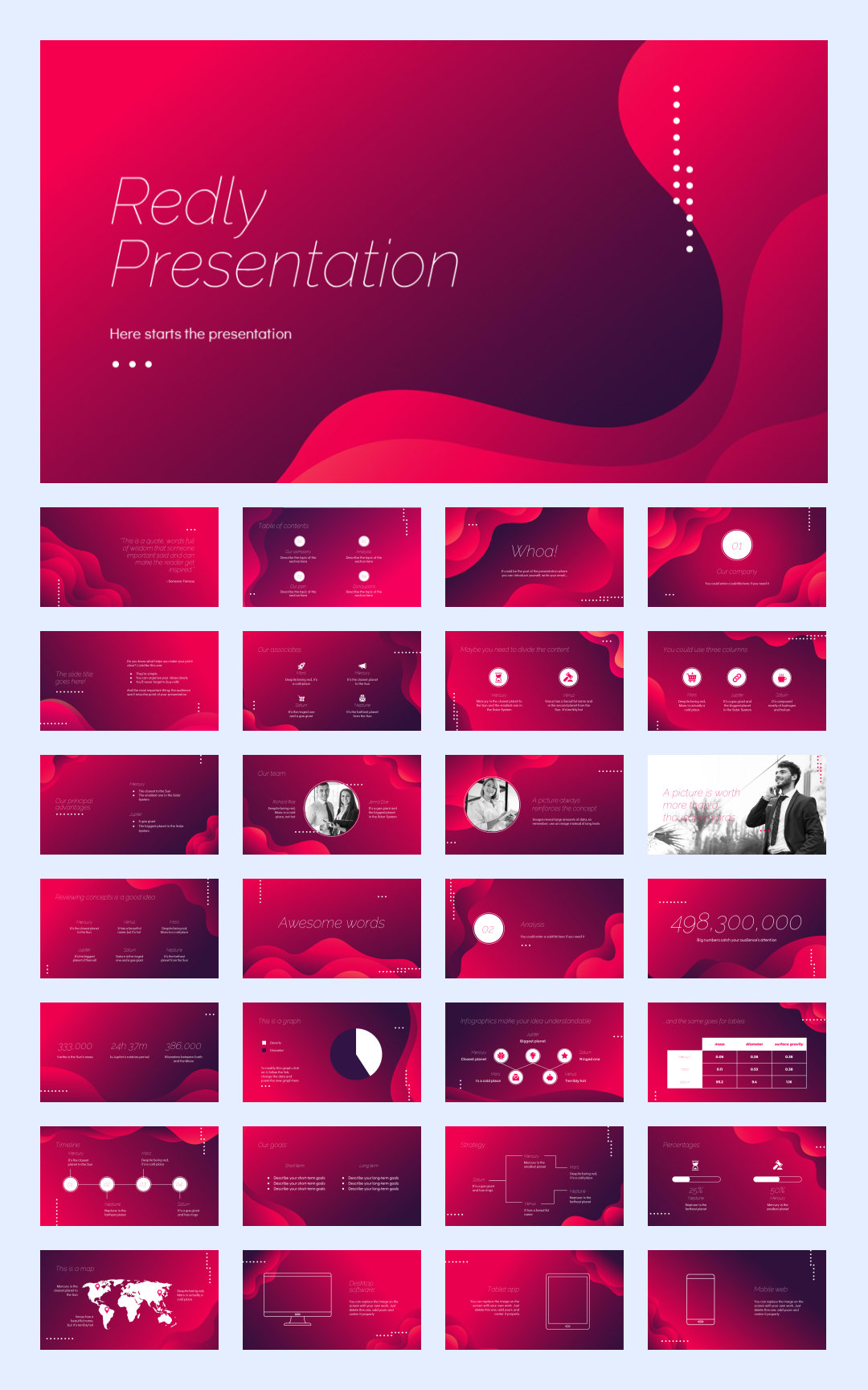 抽象设计！21套抽象艺术PPT模板设计鉴赏[S93]