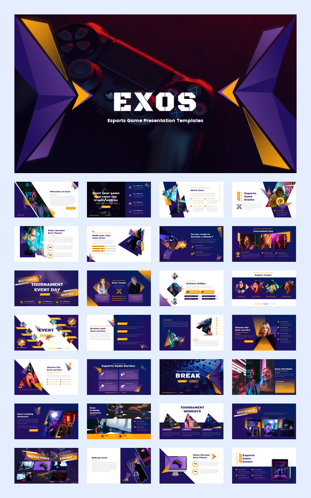 紫色商务！12套紫色商务风PPT模板设计鉴赏[S92]