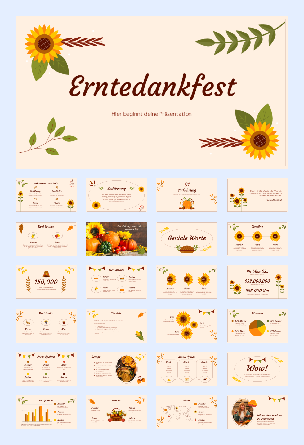 25套花卉文艺风PPT模板合集，太美了！