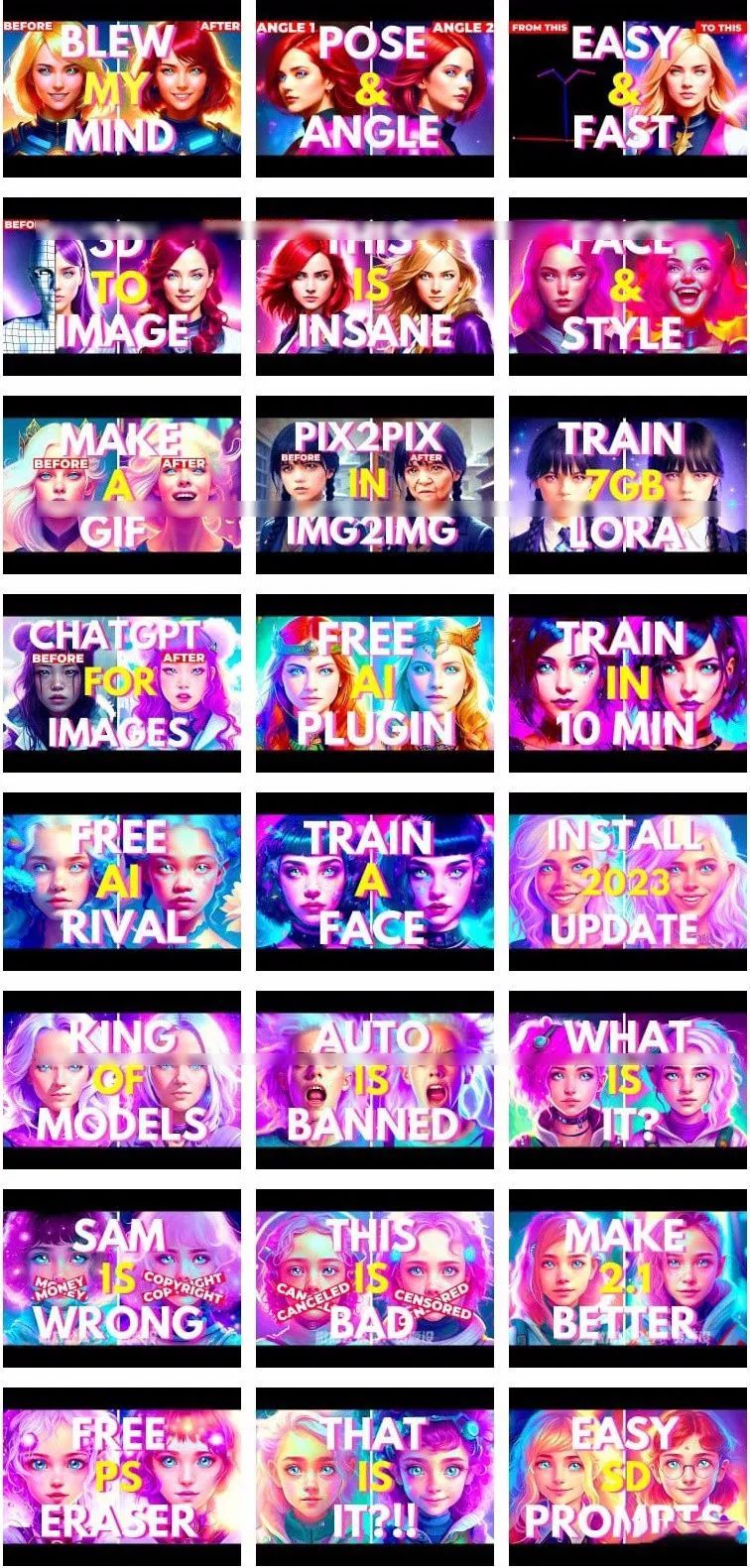 AI绘画Stable Diffusion最全视频教程