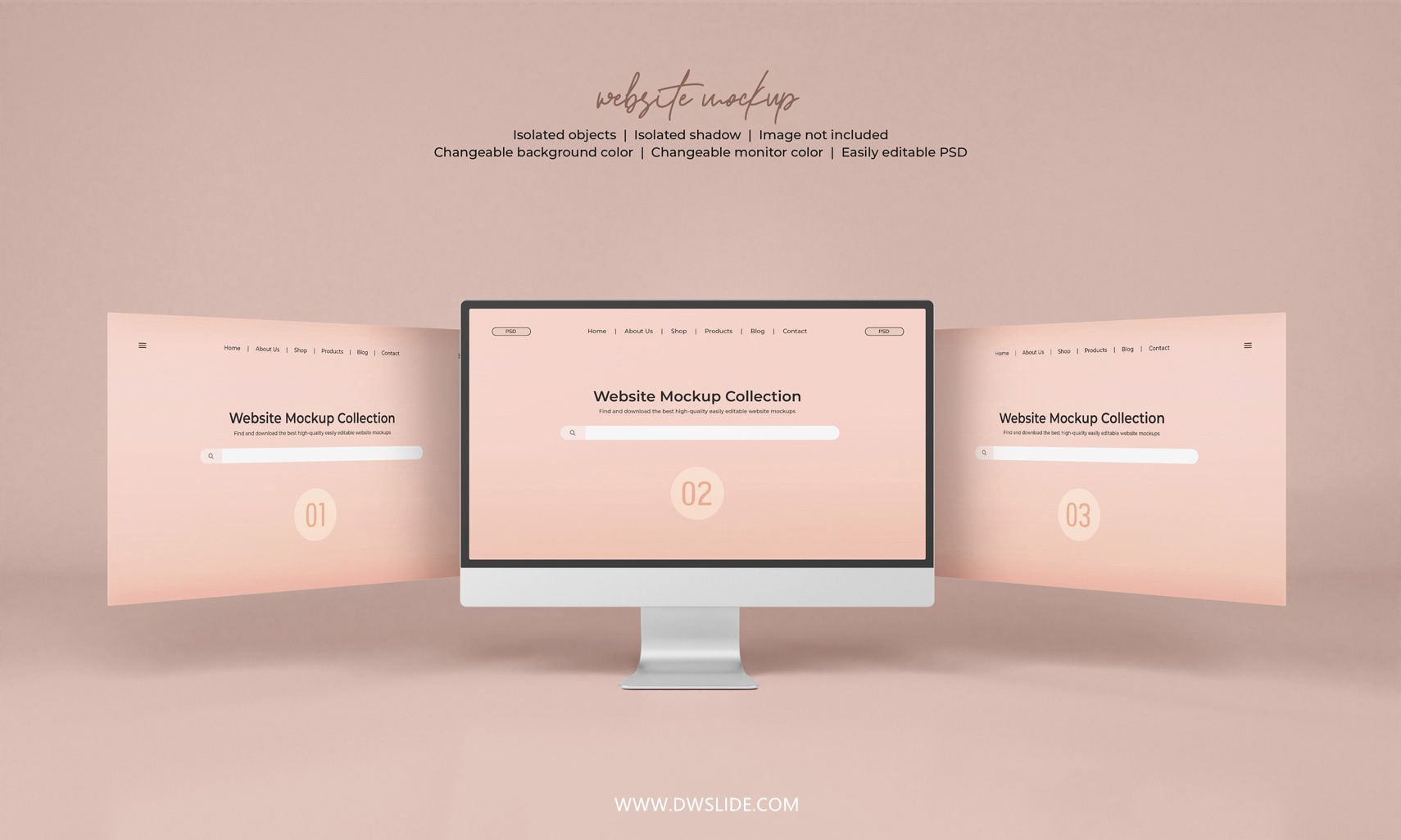 50款网页展示样机，打给你打包好了！