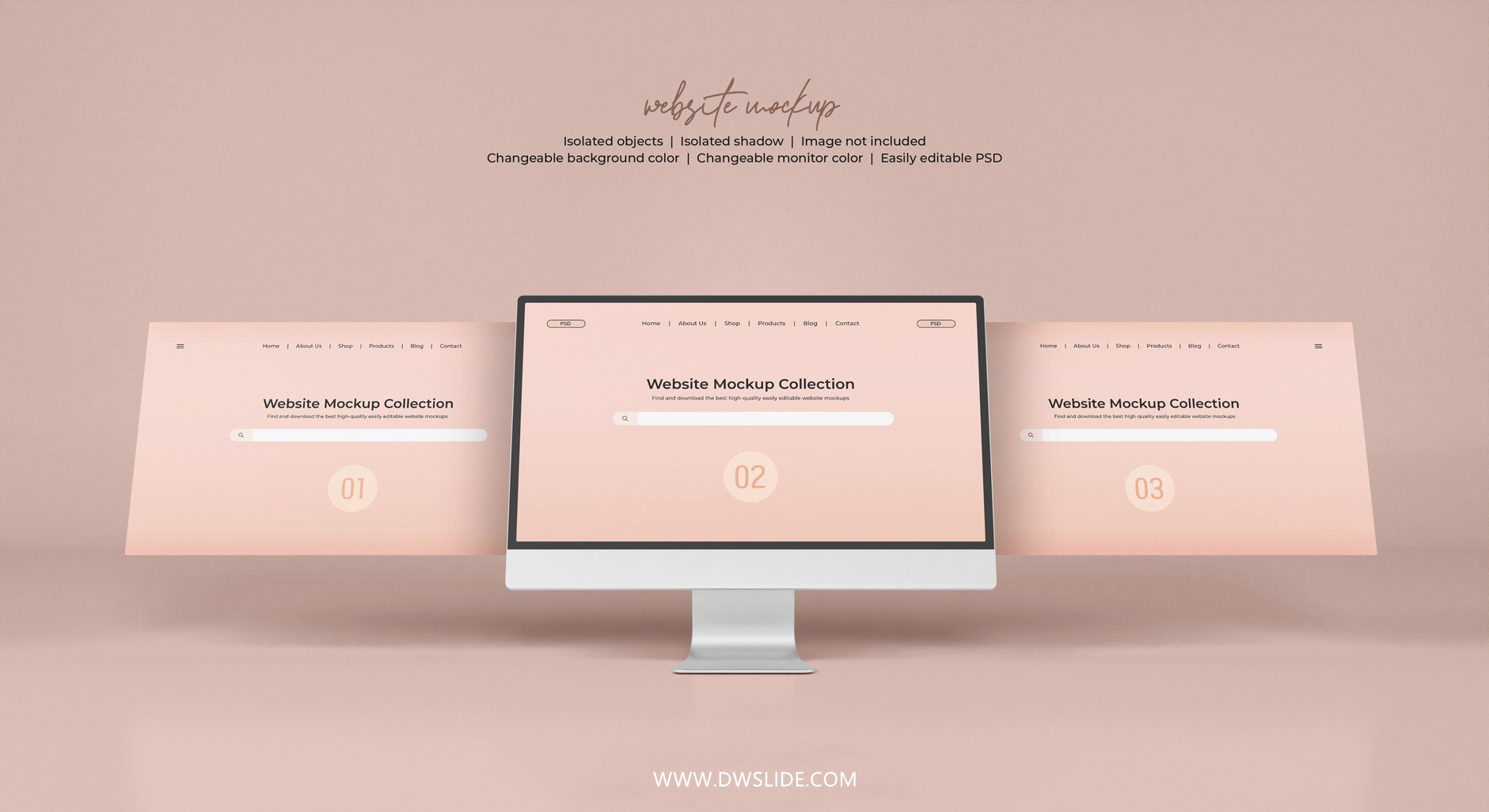 50款网页展示样机，打给你打包好了！