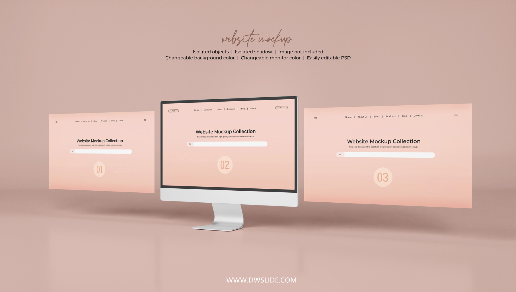 50款网页展示样机，打给你打包好了！