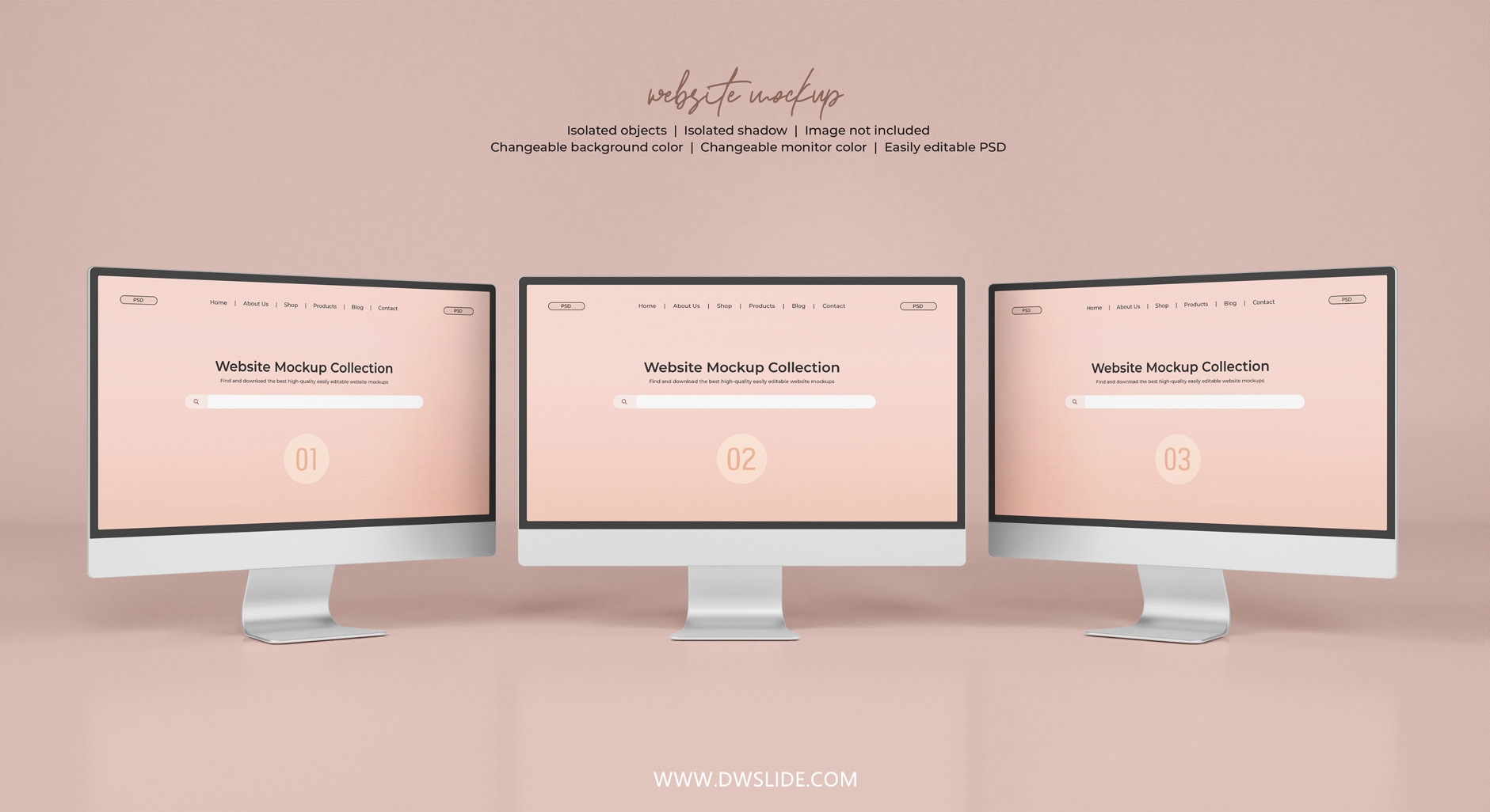 50款网页展示样机，打给你打包好了！