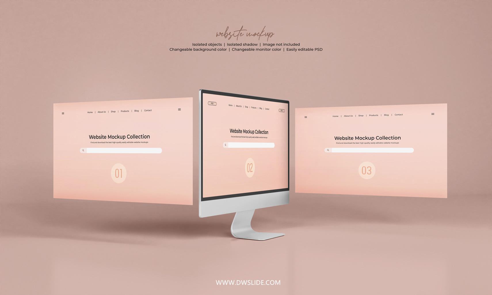 50款网页展示样机，打给你打包好了！