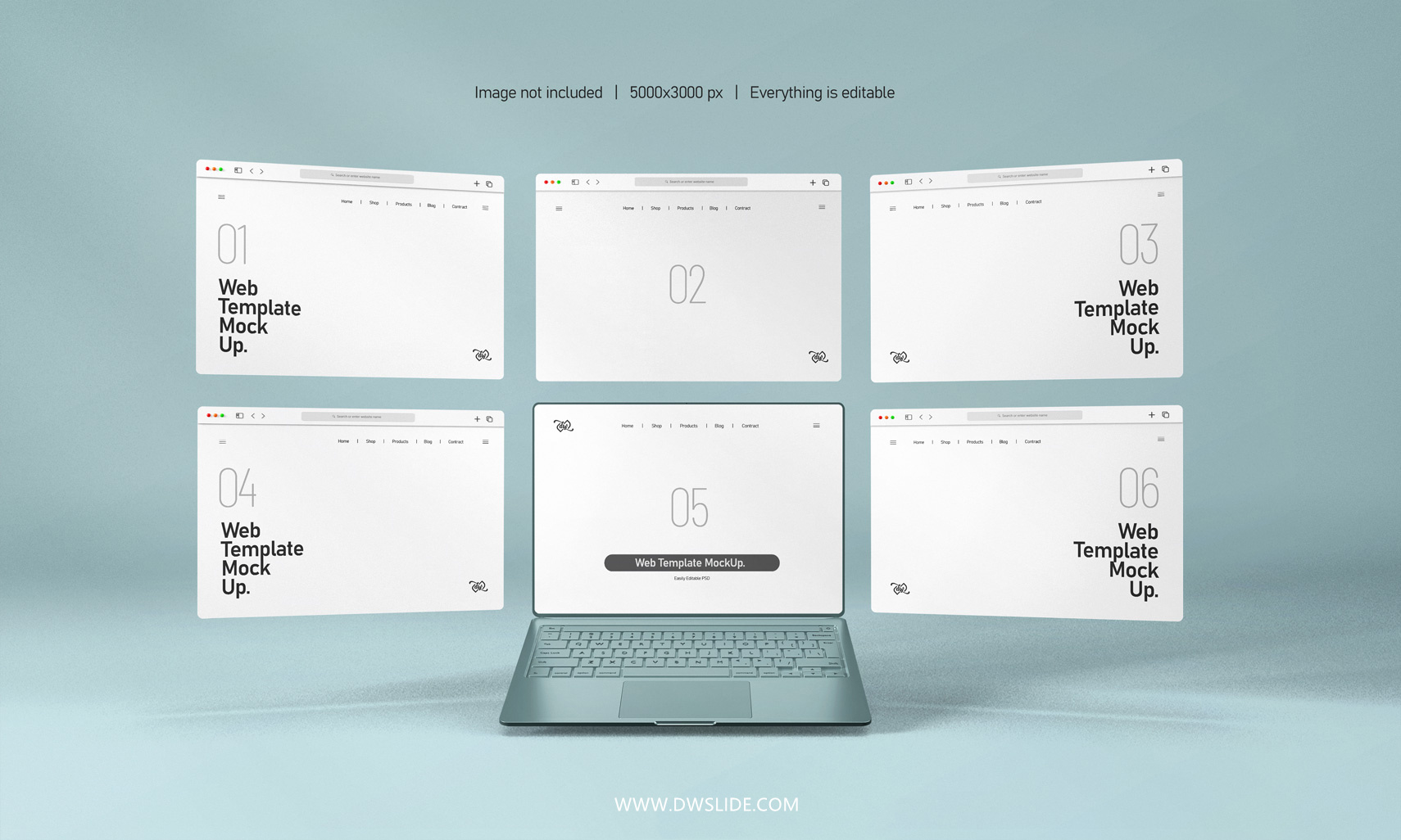 50款网页展示样机，打给你打包好了！