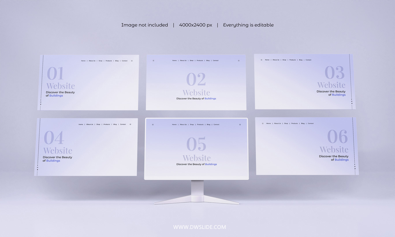 50款网页展示样机，打给你打包好了！