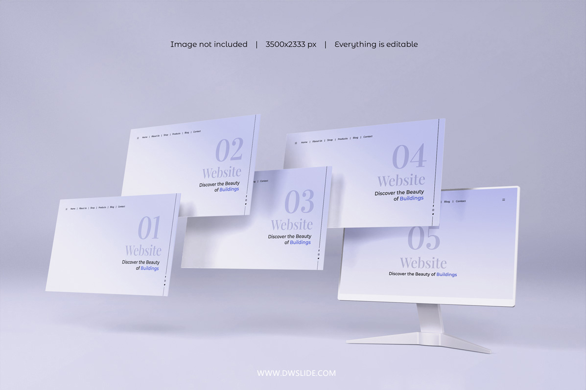 50款网页展示样机，打给你打包好了！