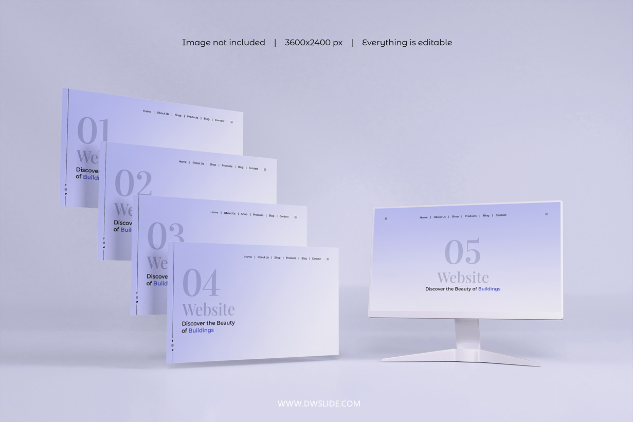 50款网页展示样机，打给你打包好了！