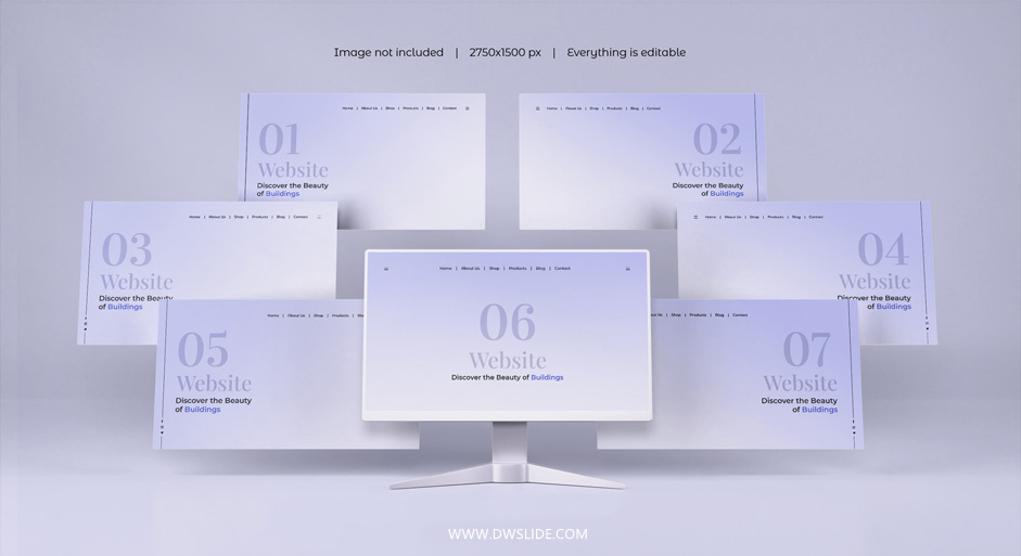 50款网页展示样机，打给你打包好了！