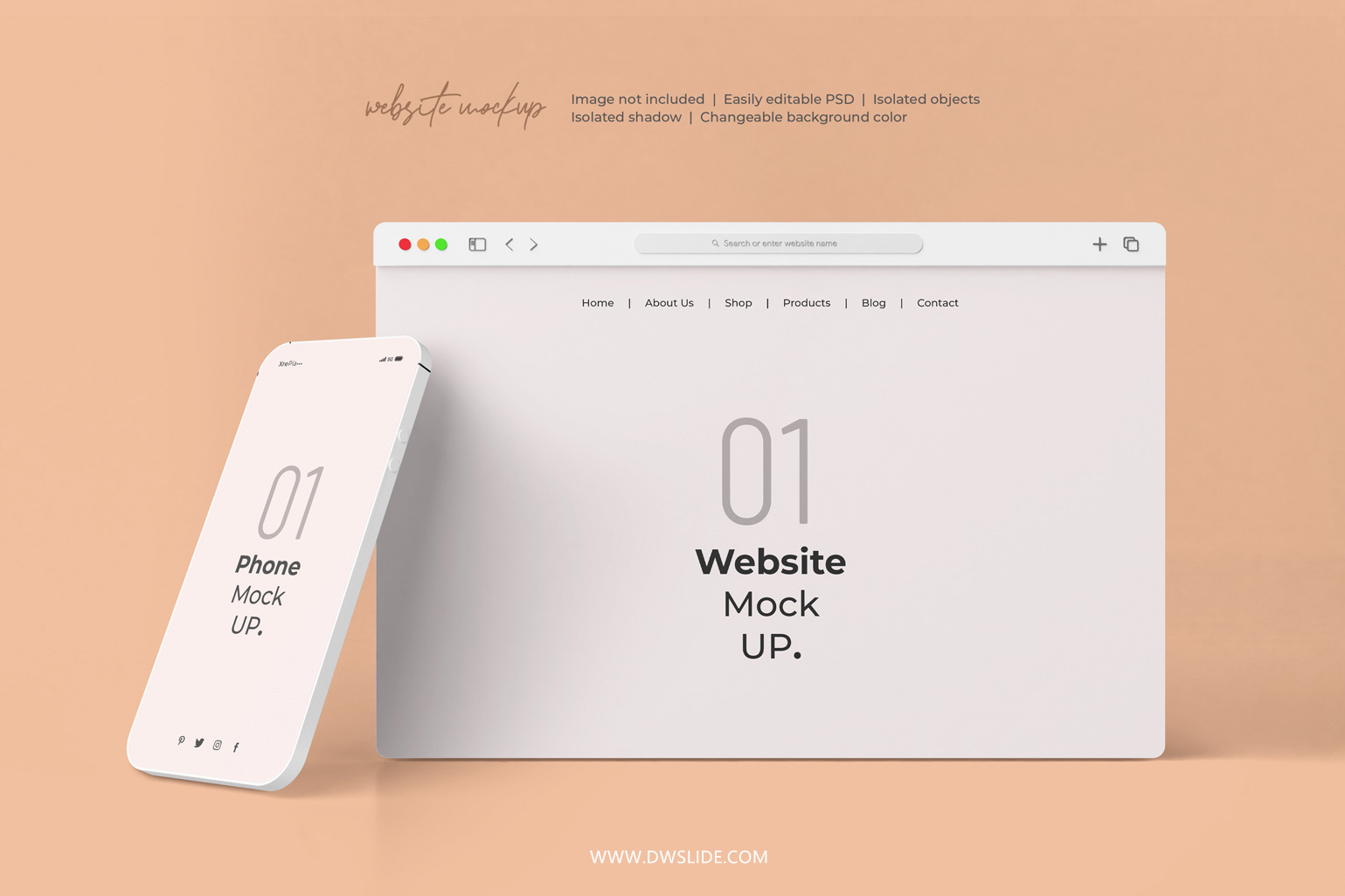 50款网页展示样机，打给你打包好了！