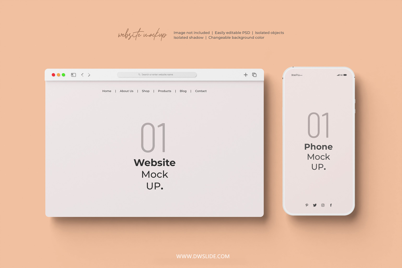 50款网页展示样机，打给你打包好了！