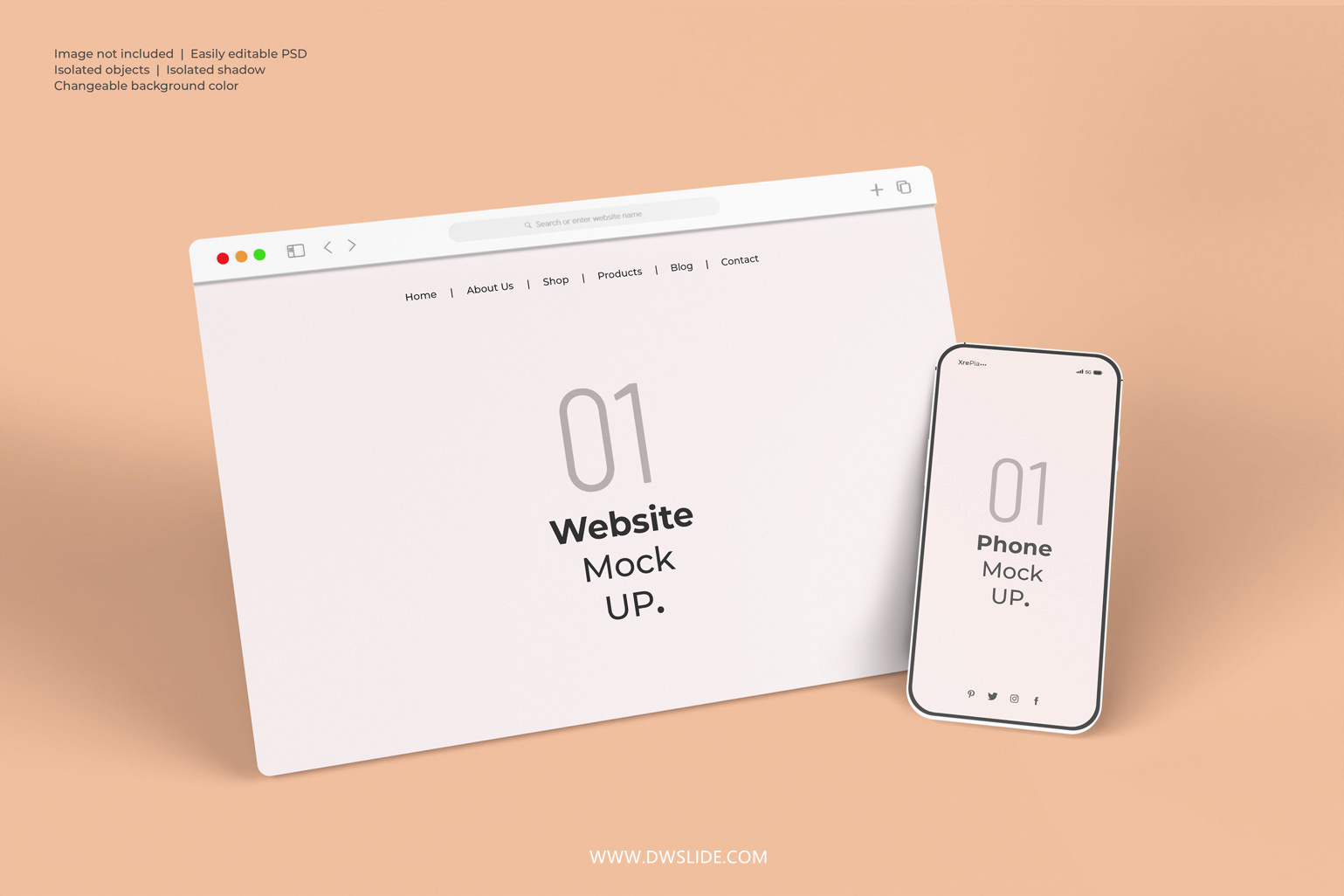 50款网页展示样机，打给你打包好了！