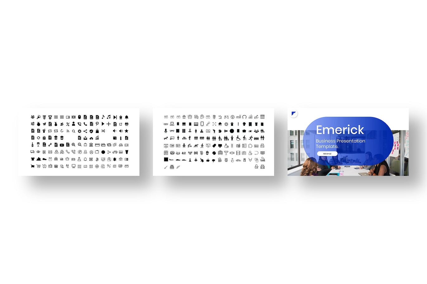 商业创意机构ppt模板 (PPTX)