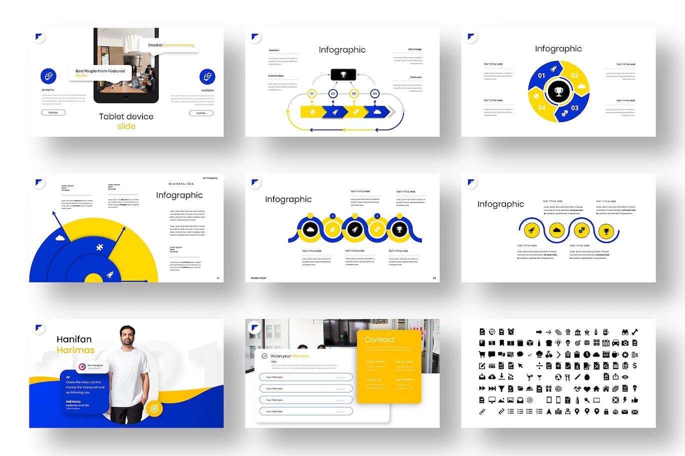 商业创意机构ppt模板 (PPTX)