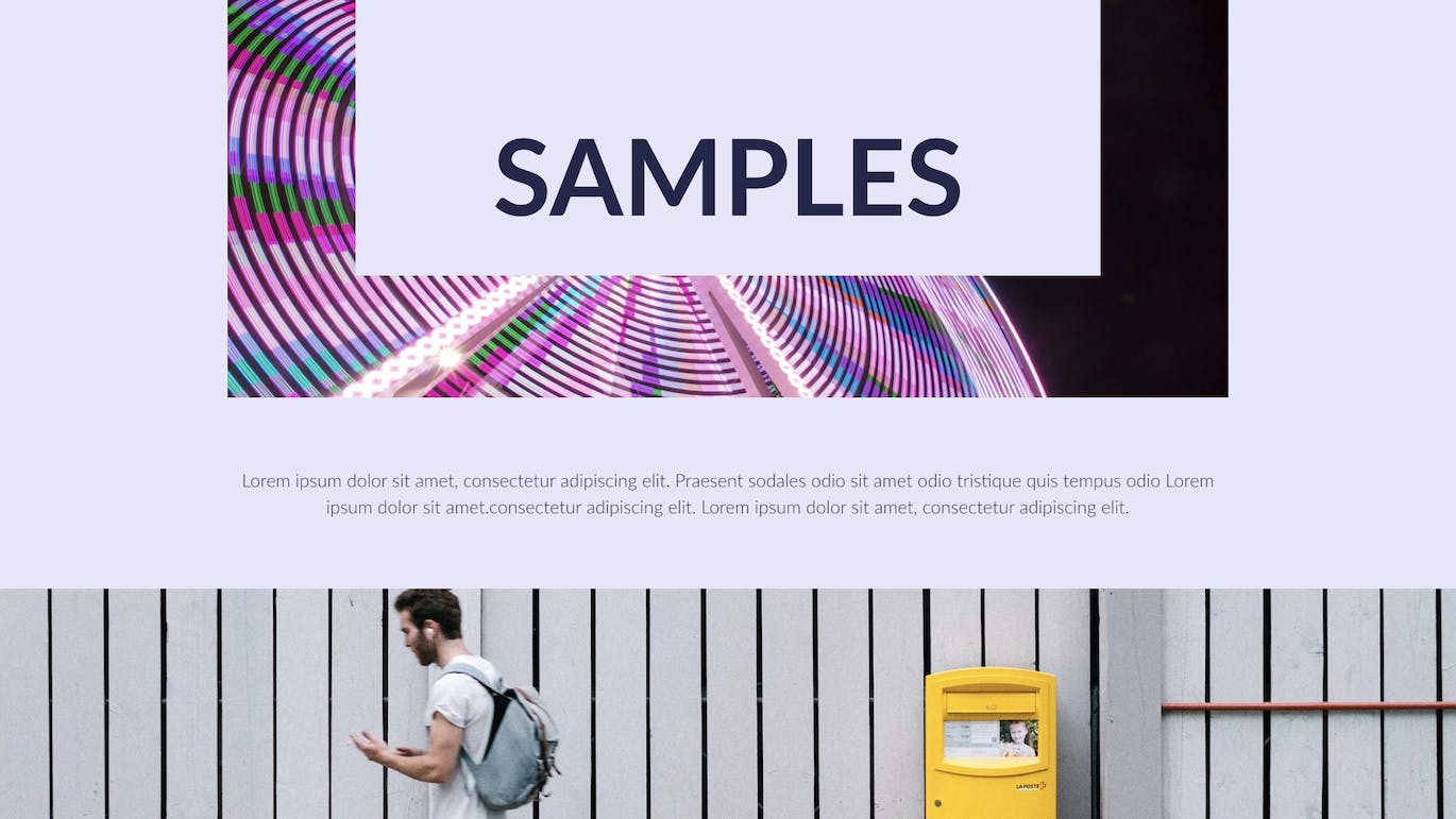 彩色元素相册ppt演示文稿模板 (PPT,PPTX)