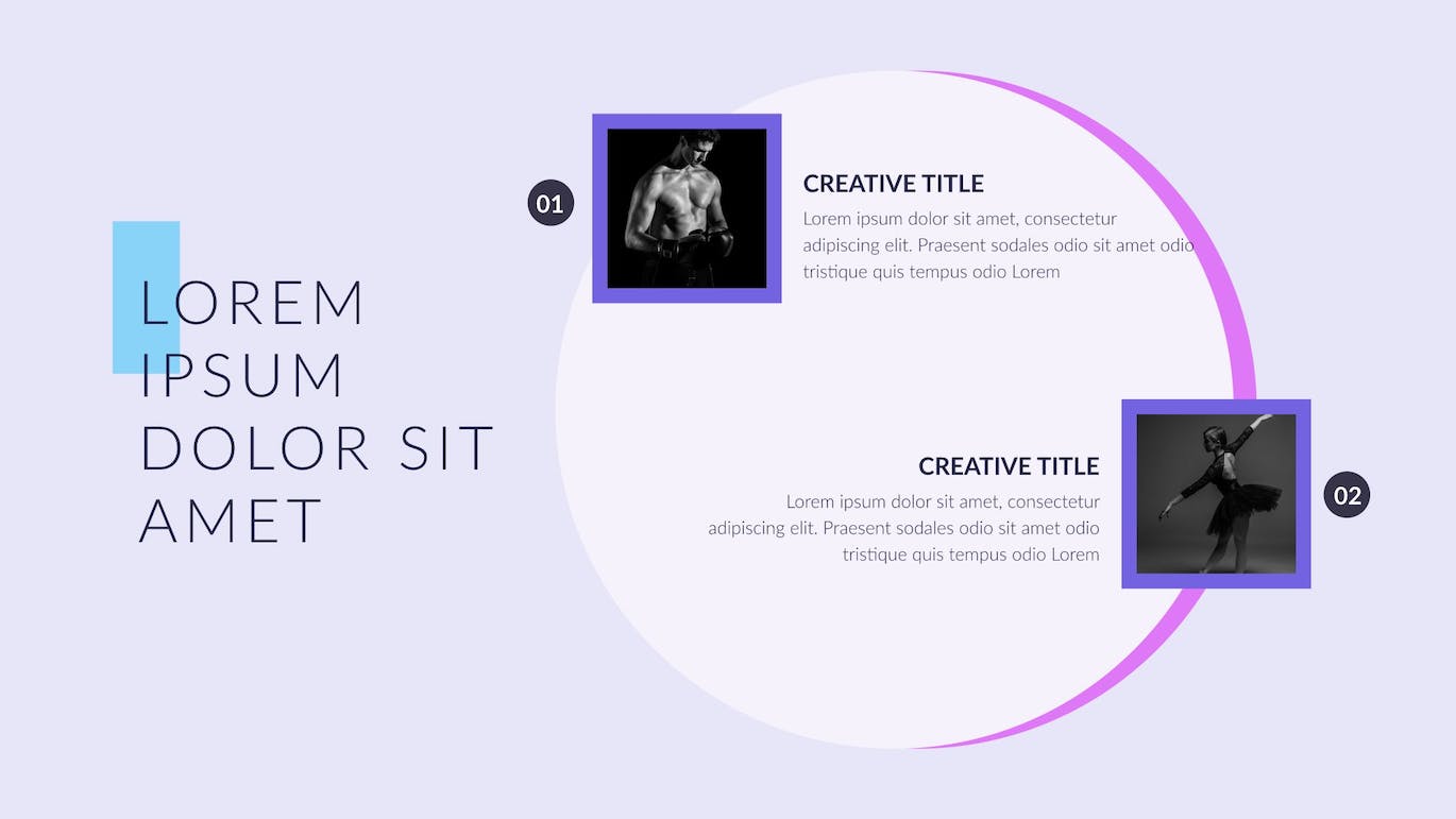 彩色元素相册ppt演示文稿模板 (PPT,PPTX)