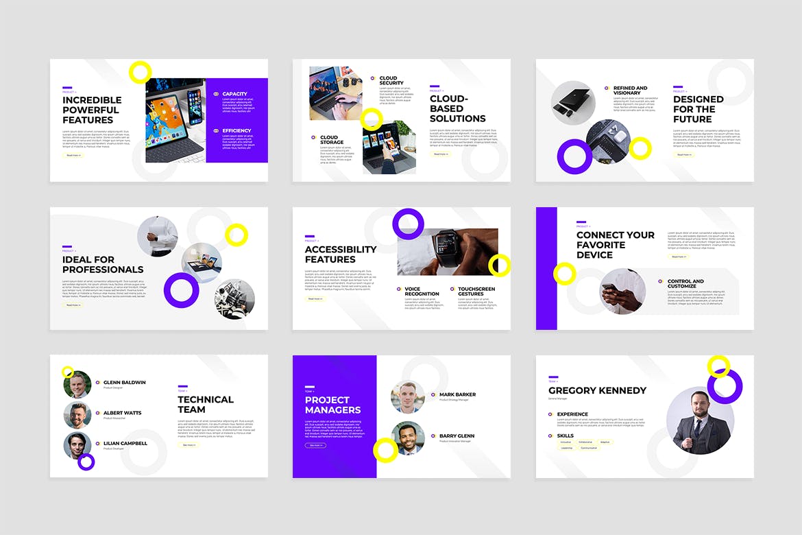 产品设计ppt演示模板 (PPT,PPTX)