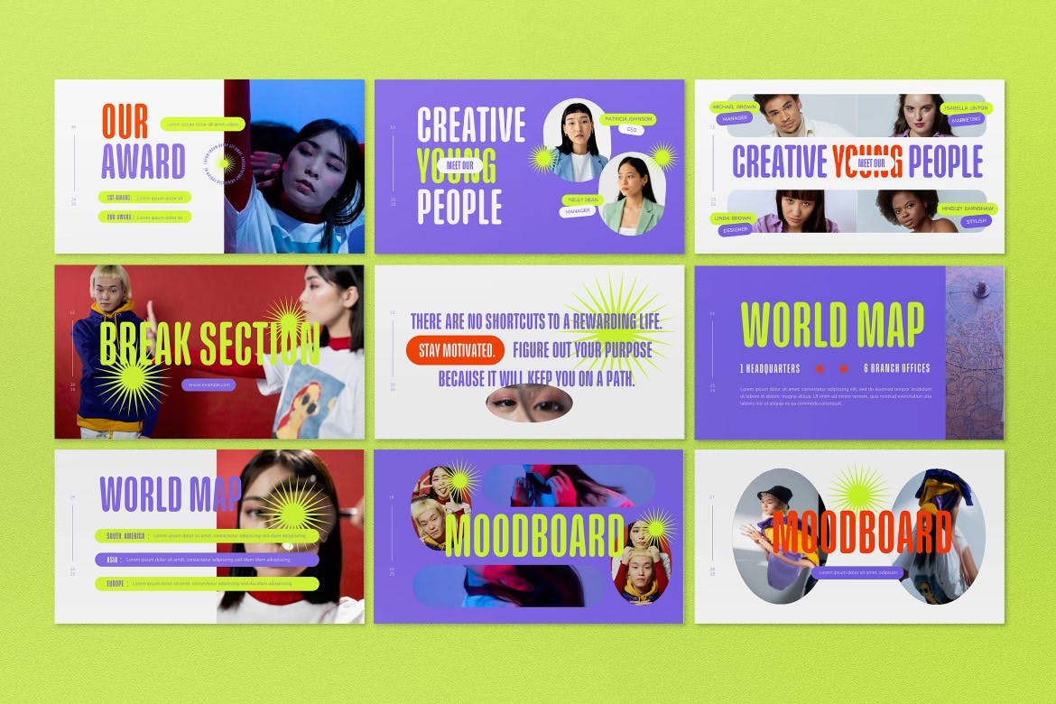 紫色现代公司简介介绍ppt模板 (PPT,PPTX)