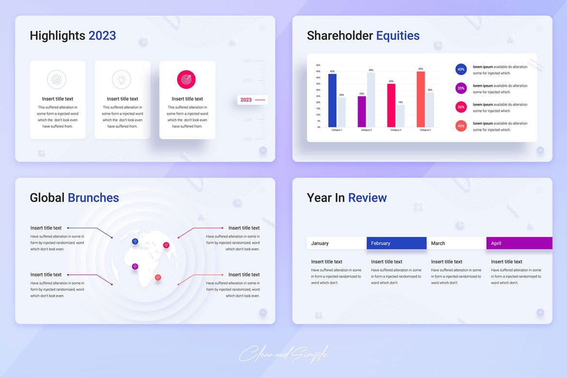 云企业年度报告ppt模板 (PPTX)