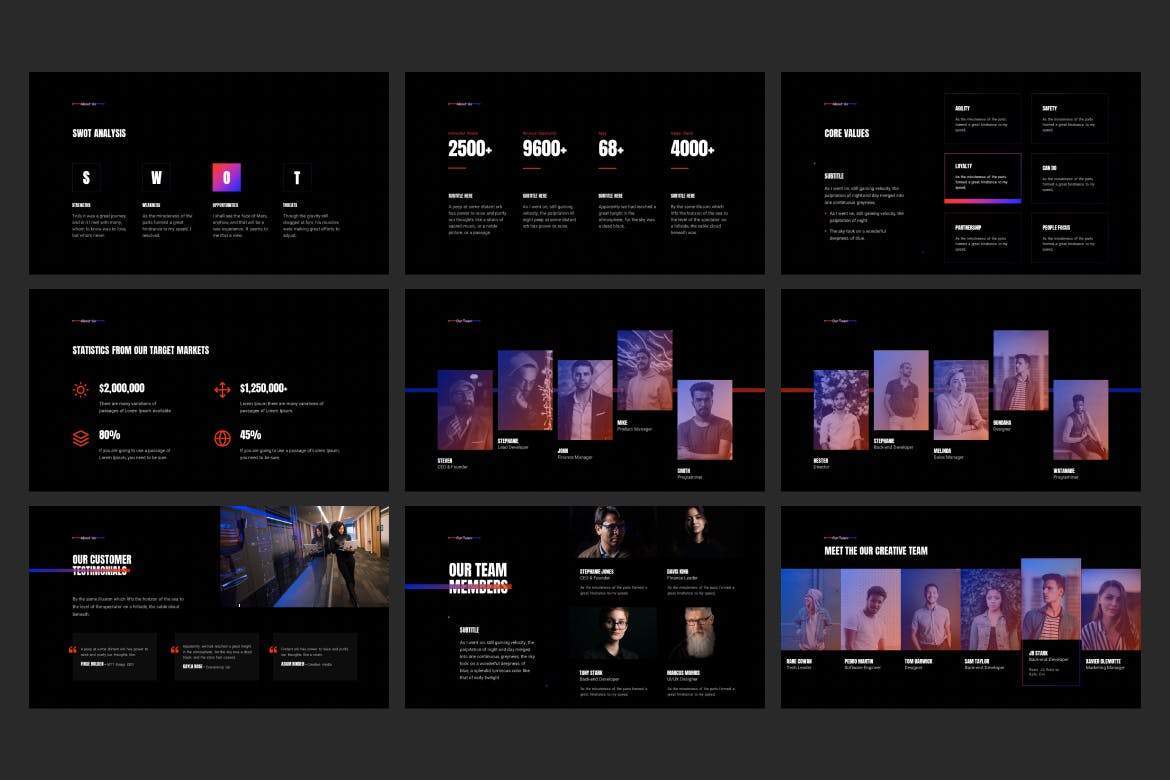 流畅的动画演示ppt模板 (PPT,PPTX)
