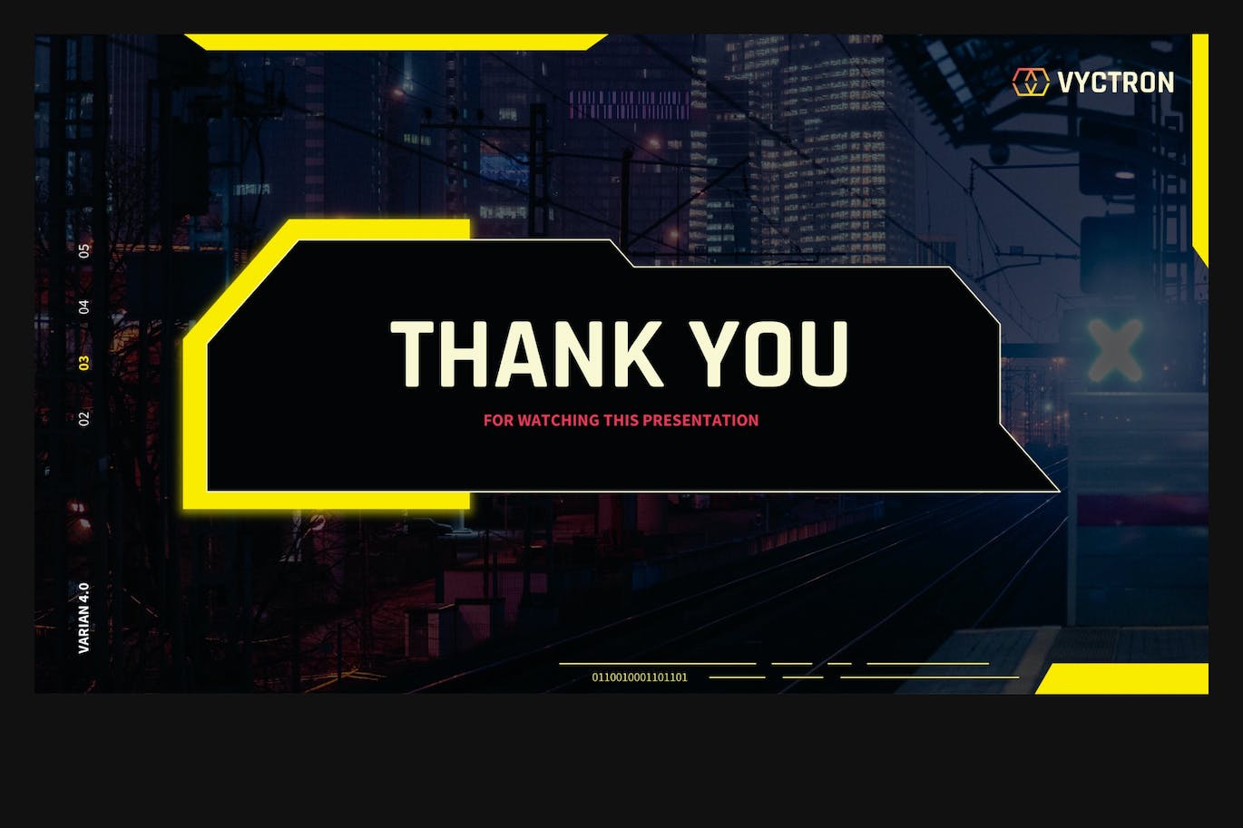 赛博朋克和霓虹灯ppt模板 (PPTX)