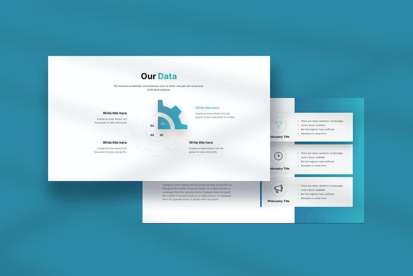 市场战略演示ppt模板 (PPTX)