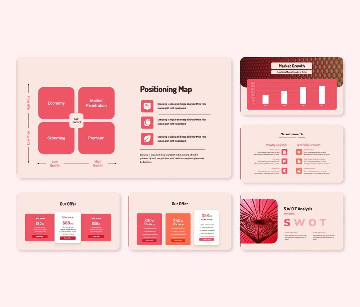 初创企业介绍PPT模版 (PPTX)