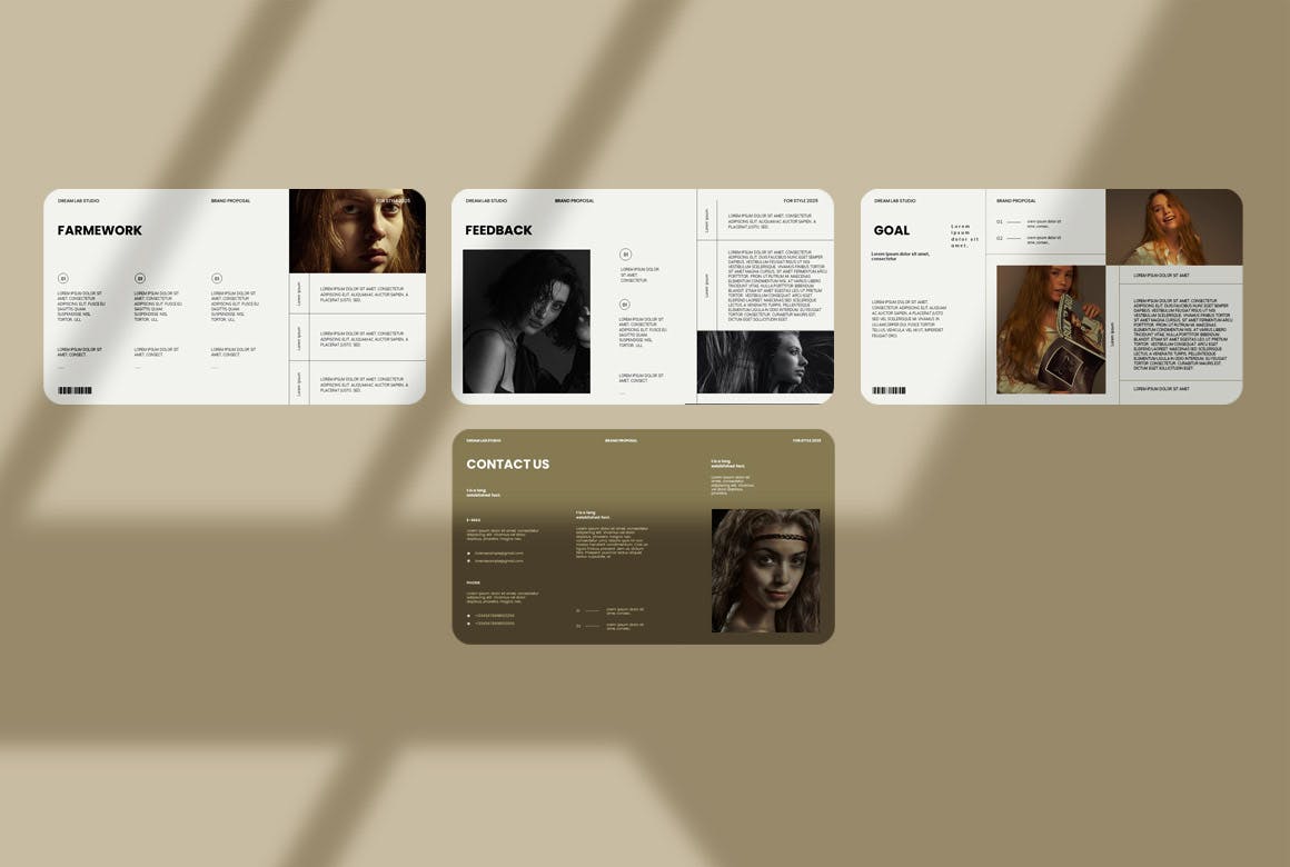 时尚高端专业的高品质品牌战略PowerPoint幻灯片演示模板（pptx）