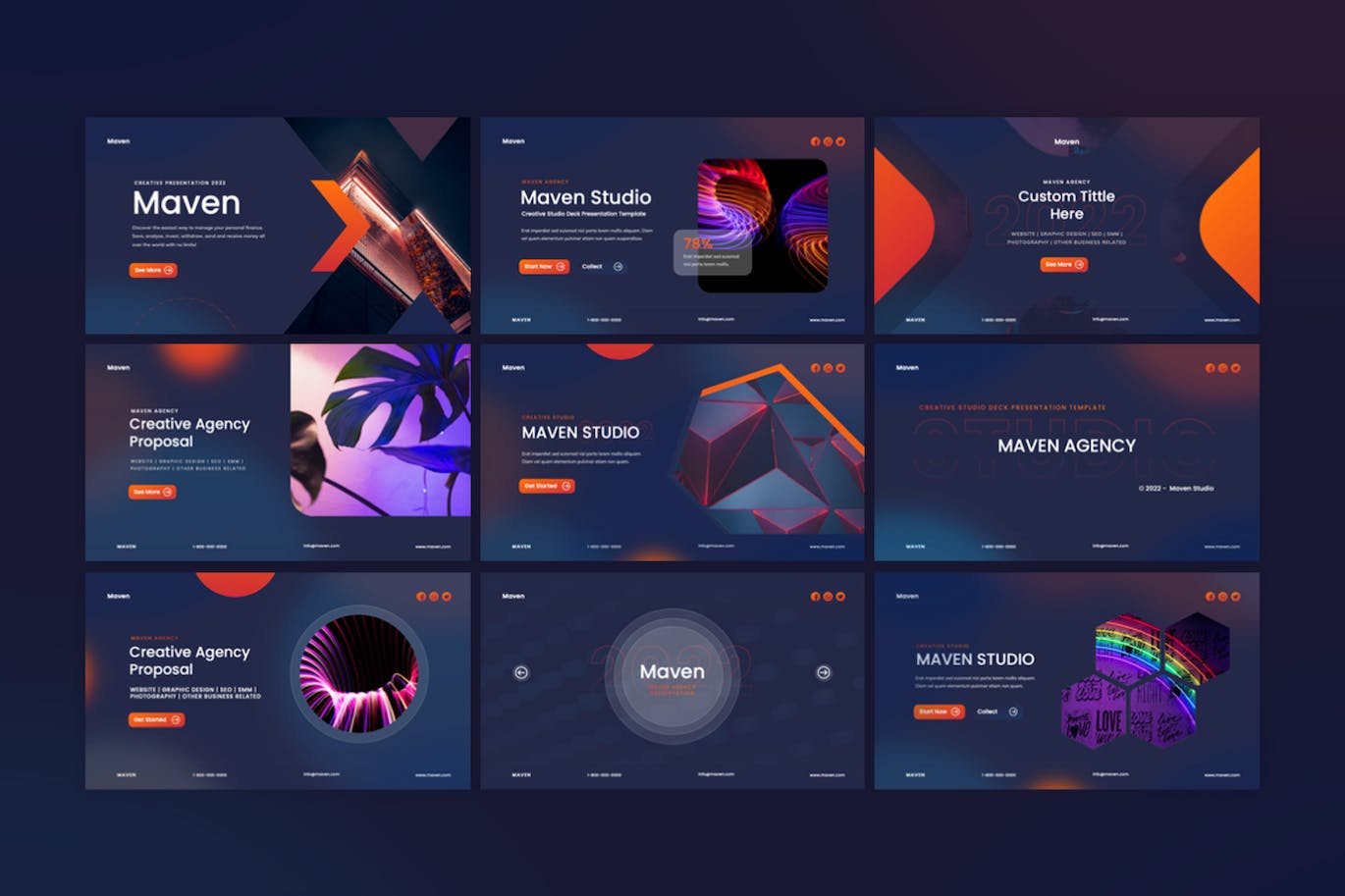 数据驱动商业决策ppt模板 (PPTX)