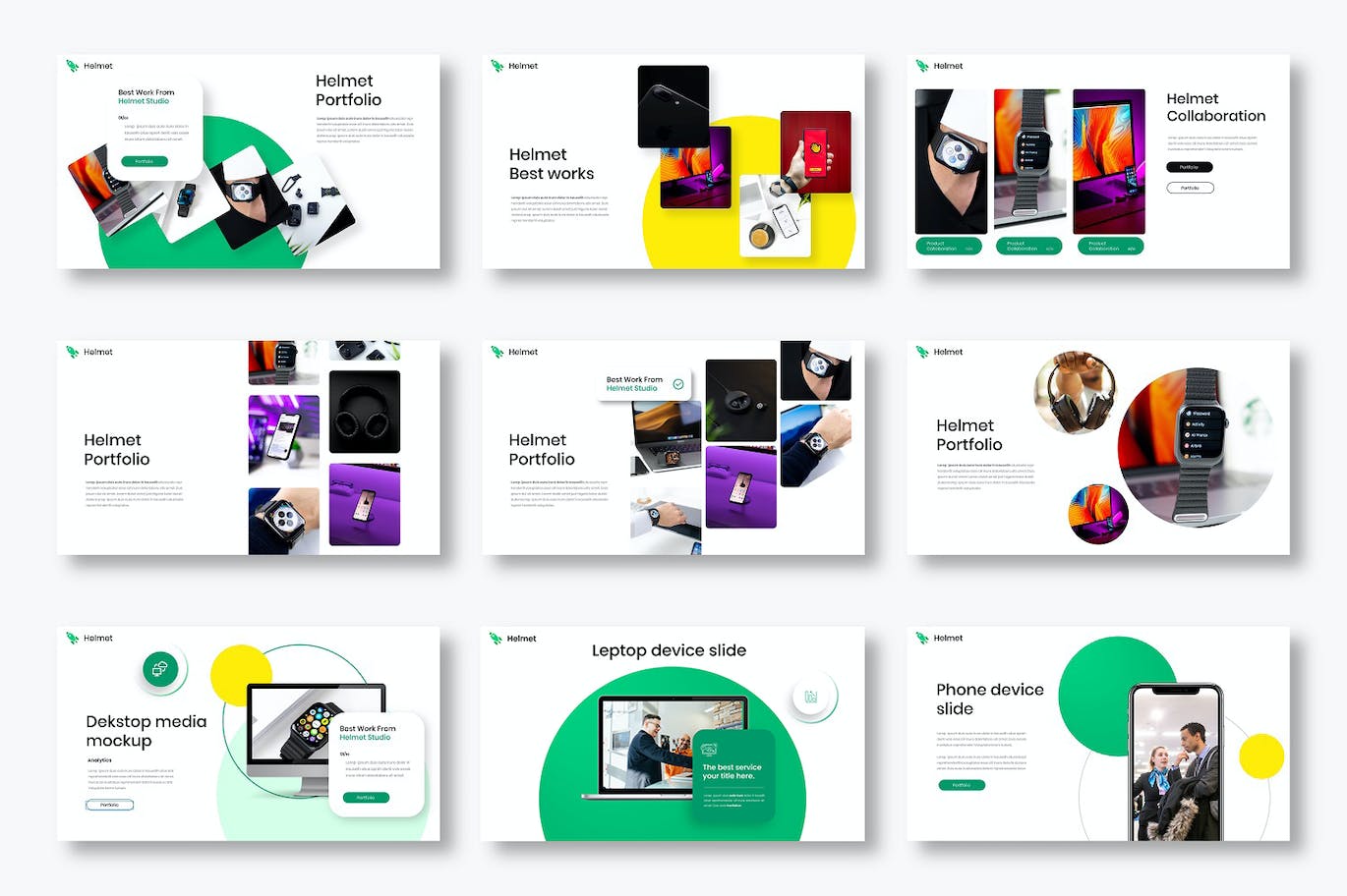 时尚高端专业的高品质清新简约多用途商业PowerPoint幻灯片演示模板（pptx）