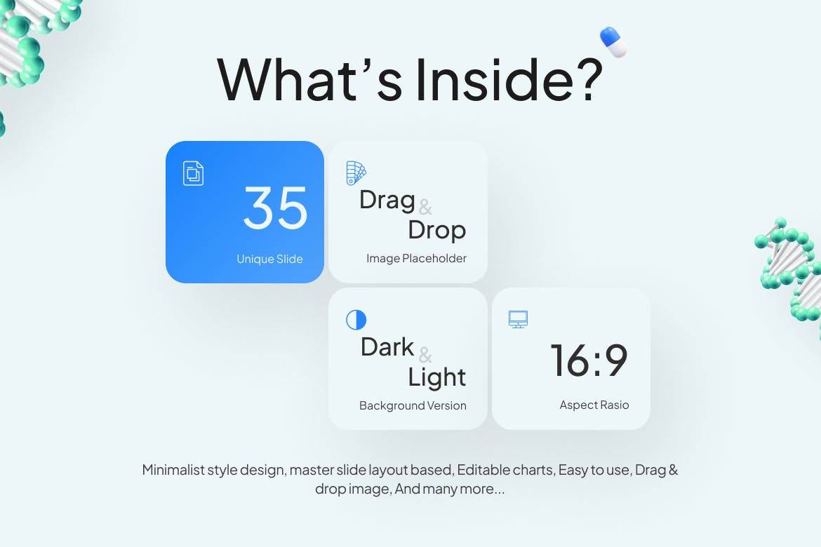 健康医疗数据ppt模板 (PPTX)