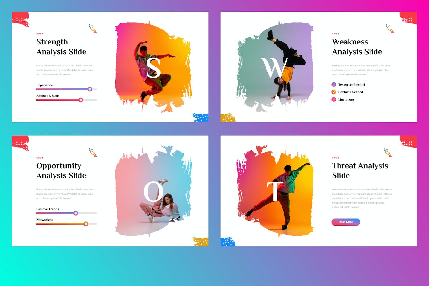 舞蹈工作室和艺术学校ppt模板 (PPTX)