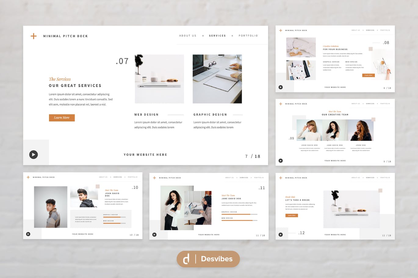 极简主义演讲稿PPT模版 (PPTX)