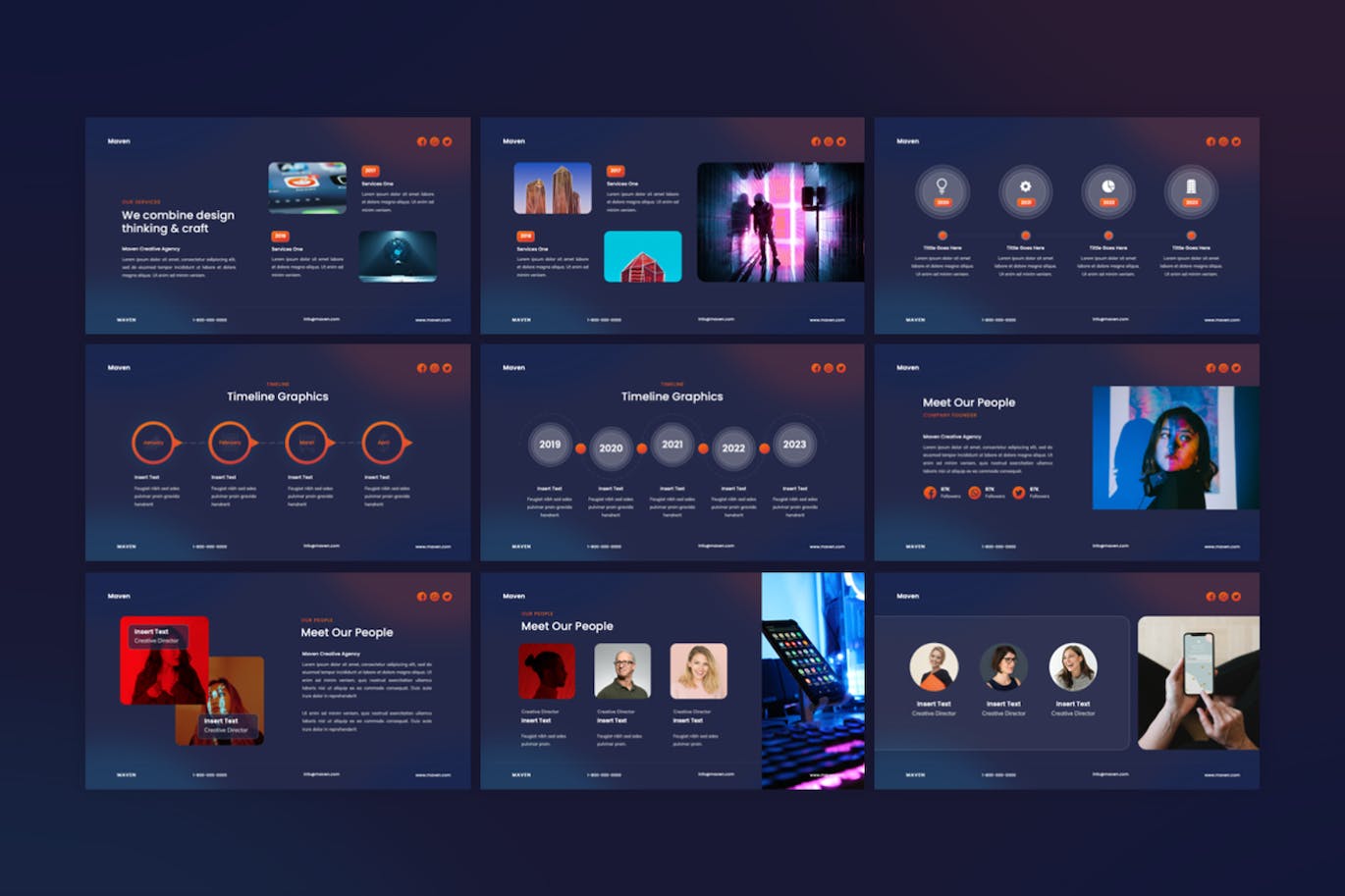 数据驱动商业决策ppt模板 (PPTX)