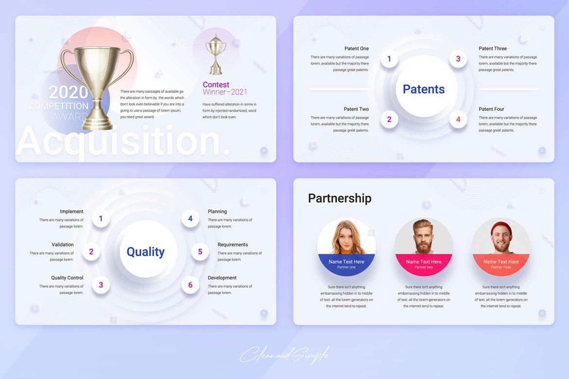 云企业年度报告ppt模板 (PPTX)