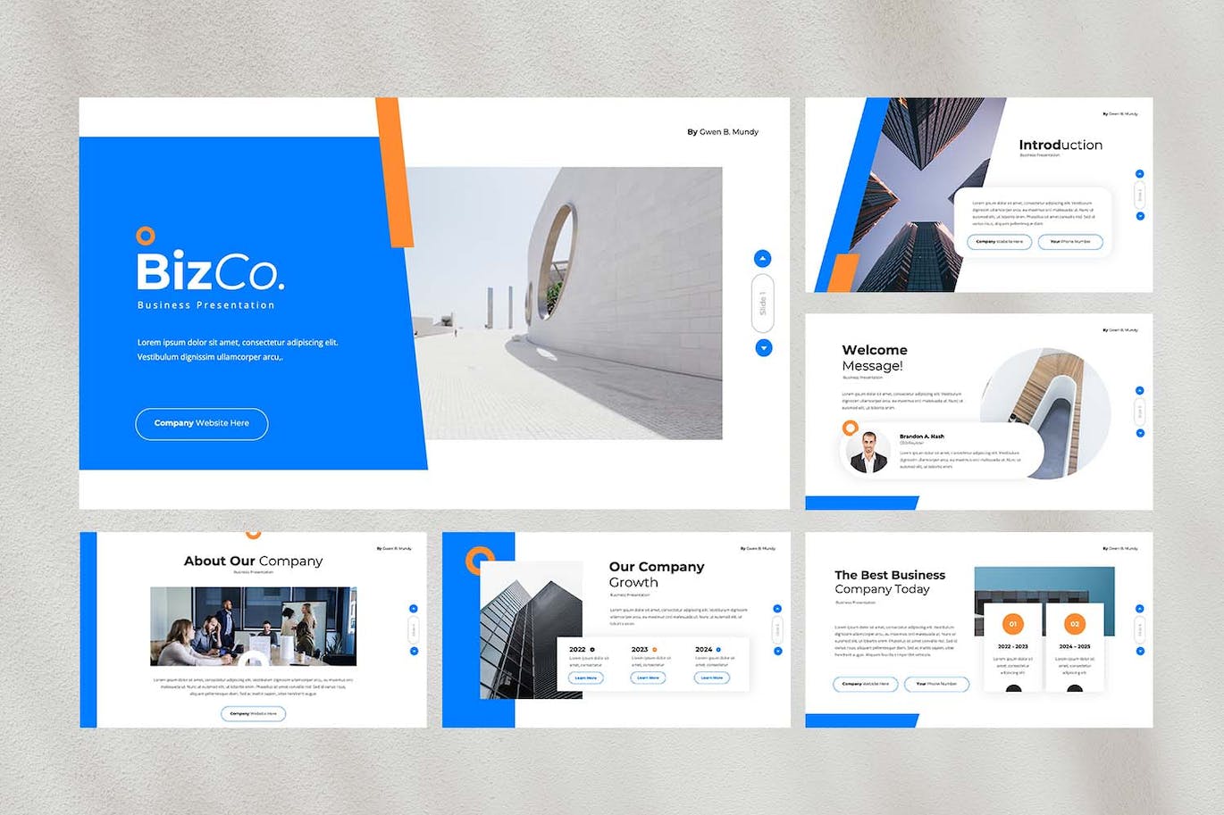 时尚的业务展示PPT模版 (PPT,PPTX)