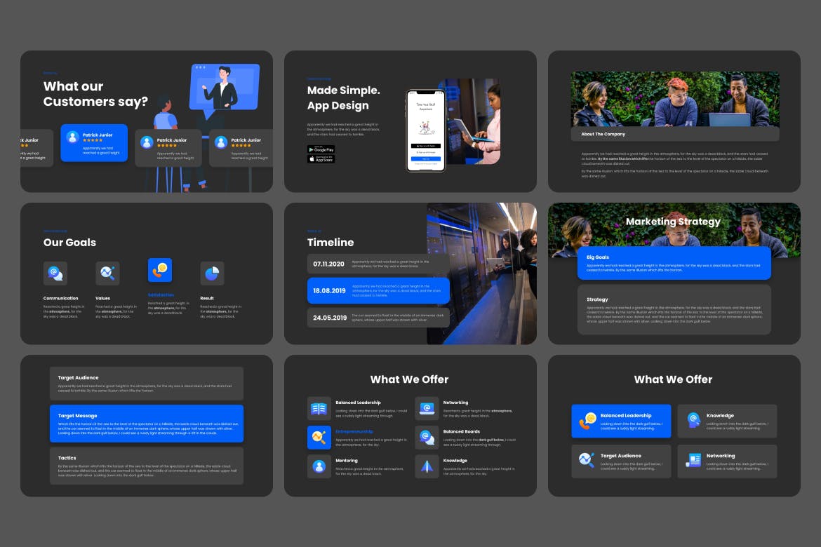 公司启动开业-PPT模版 (PPTX,PPT)