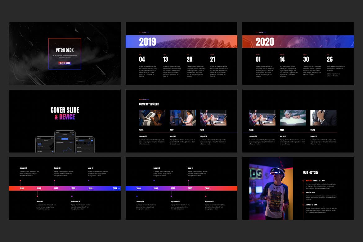 流畅的动画演示ppt模板 (PPT,PPTX)