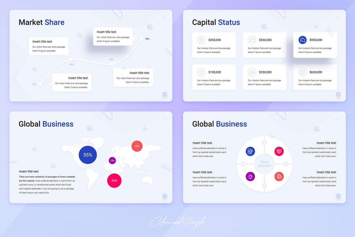云企业年度报告ppt模板 (PPTX)