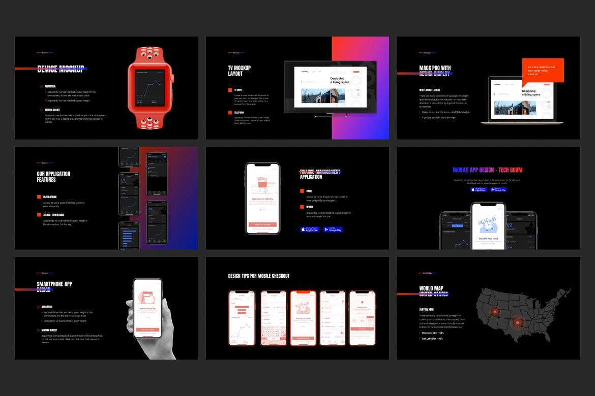 流畅的动画演示ppt模板 (PPT,PPTX)