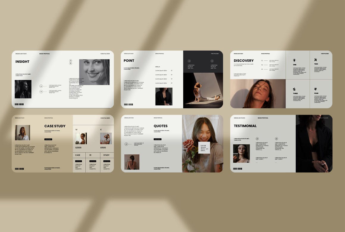 时尚高端专业的高品质品牌战略PowerPoint幻灯片演示模板（pptx）