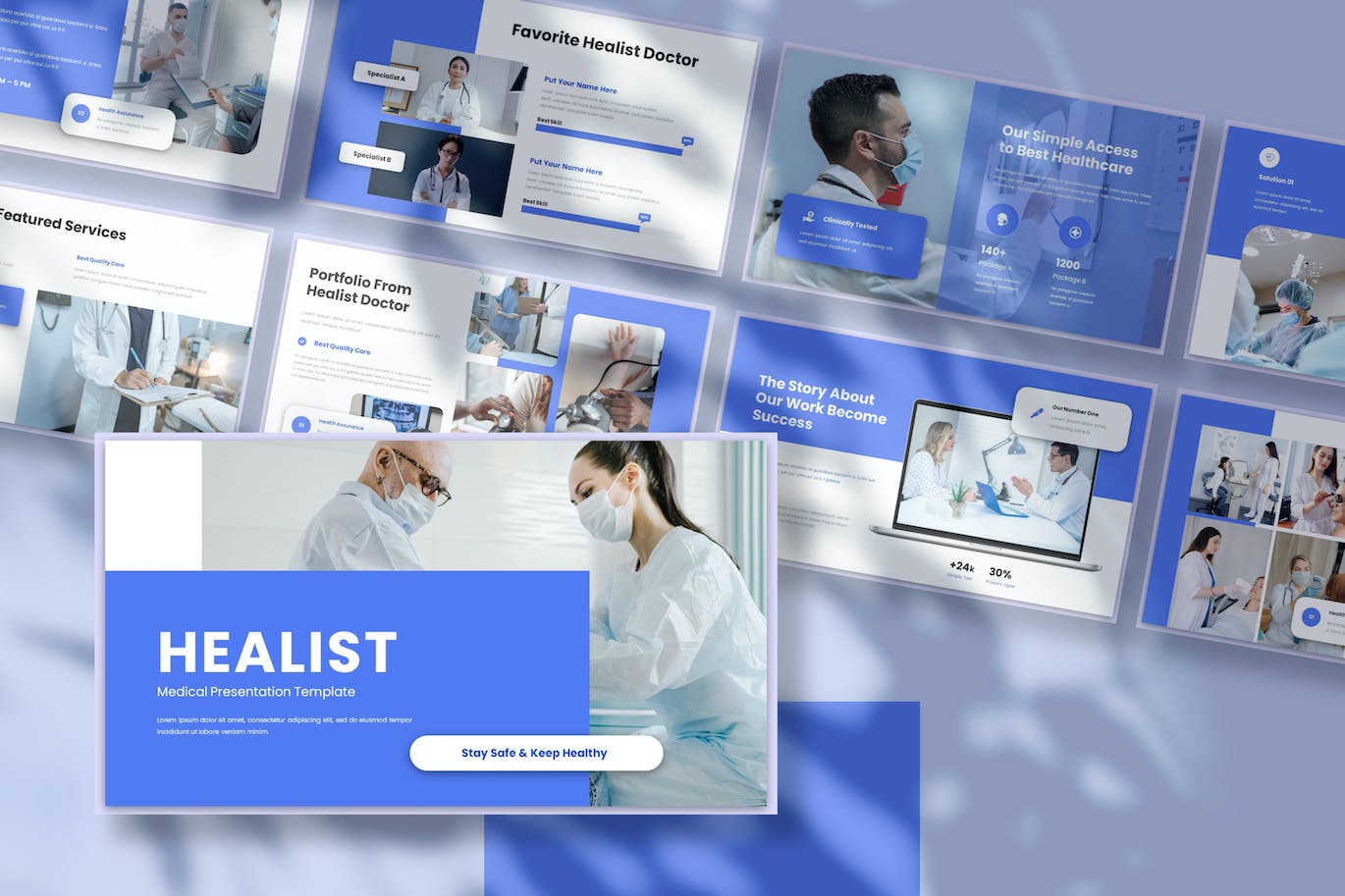 治疗师医学演示ppt模板 (PPT,PPTX)