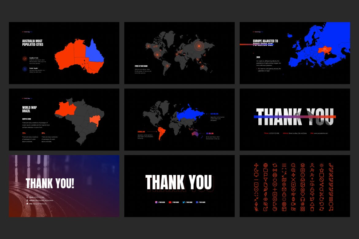 流畅的动画演示ppt模板 (PPT,PPTX)