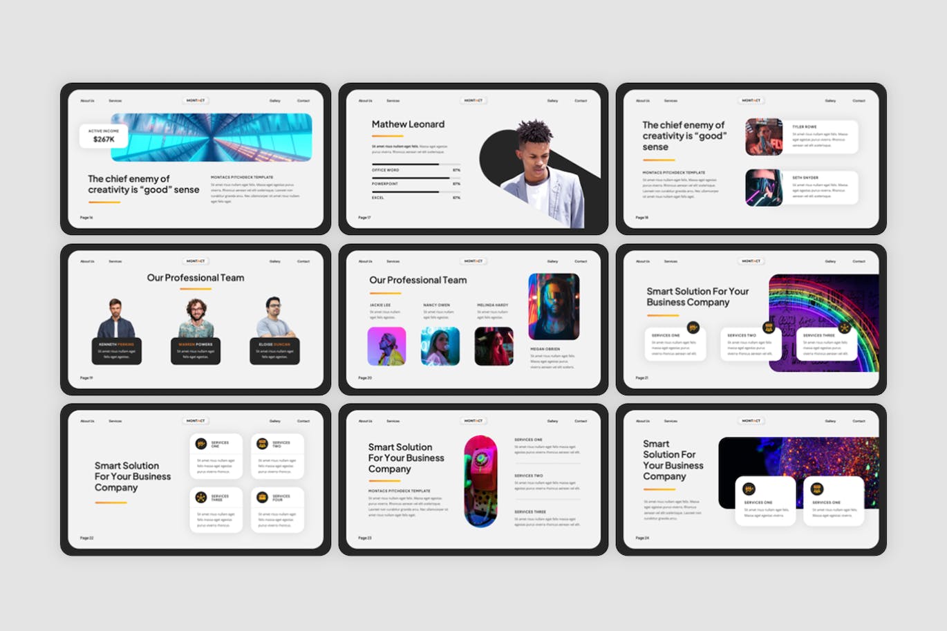 传媒公司简介ppt模板 (PPTX)