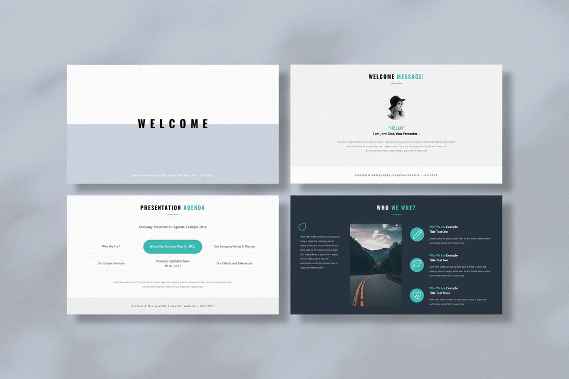 商业计划书提案ppt模板 (PPTX)