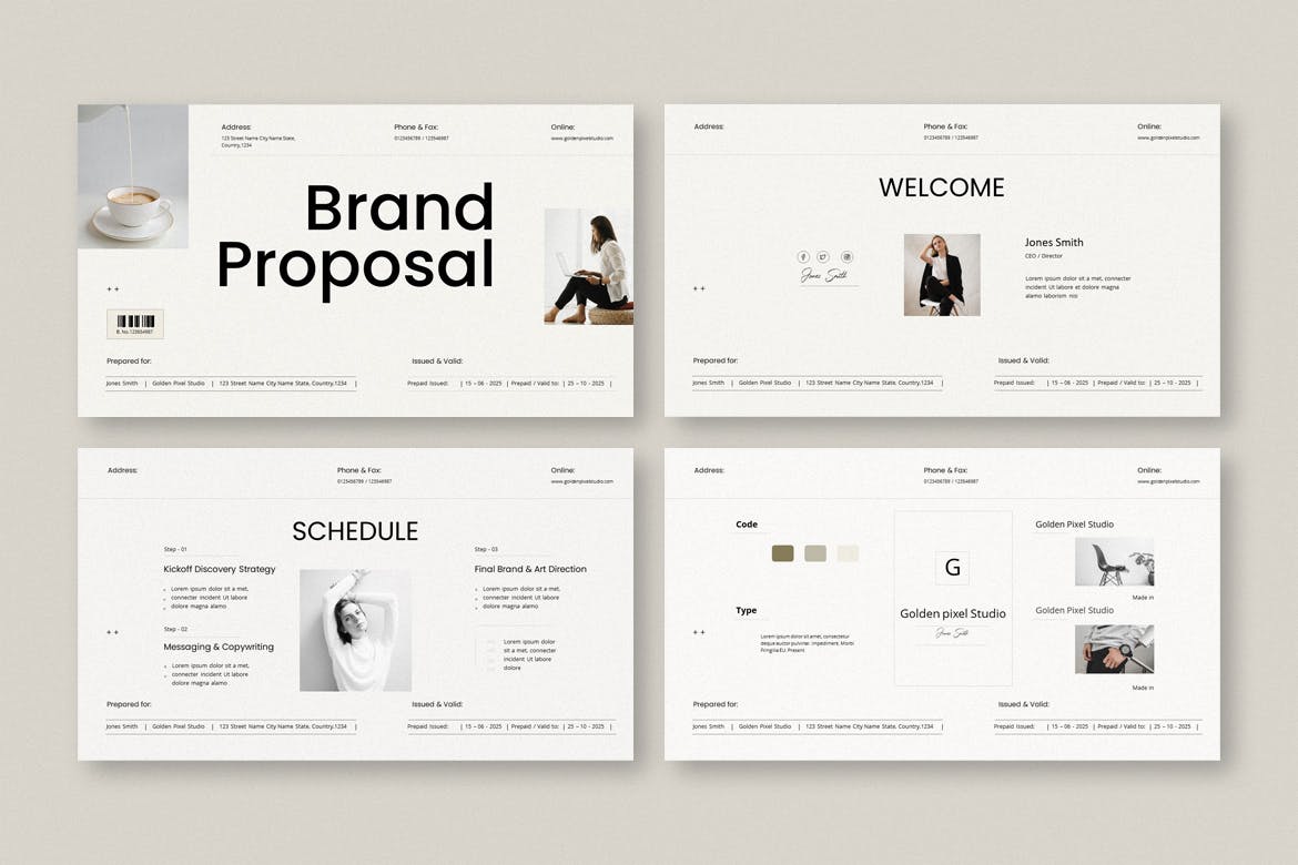 品牌提案ppt模板 (PPTX)