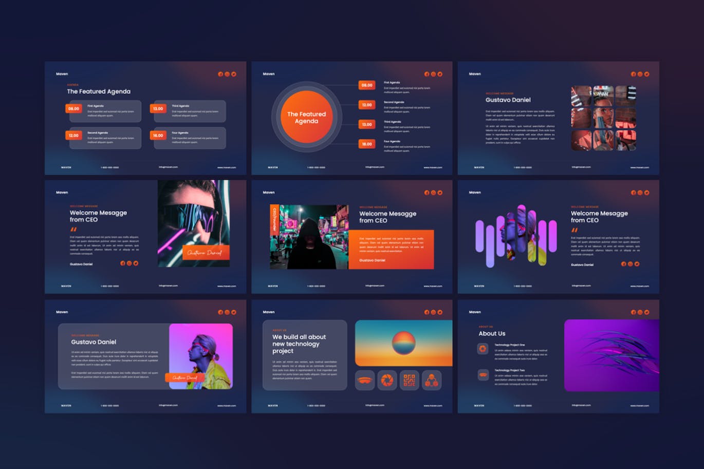 数据驱动商业决策ppt模板 (PPTX)