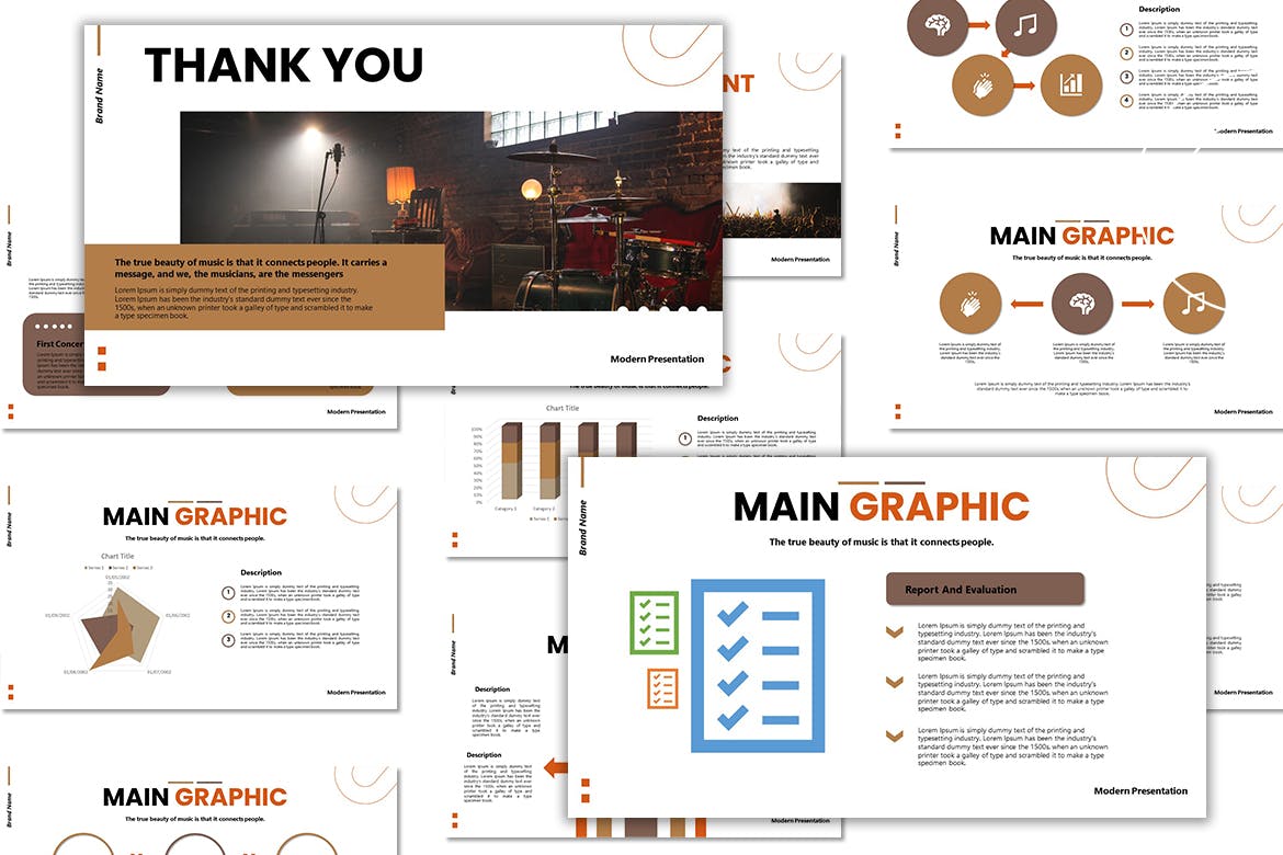 音乐娱乐活动ppt模板 (PPT,PPTX)
